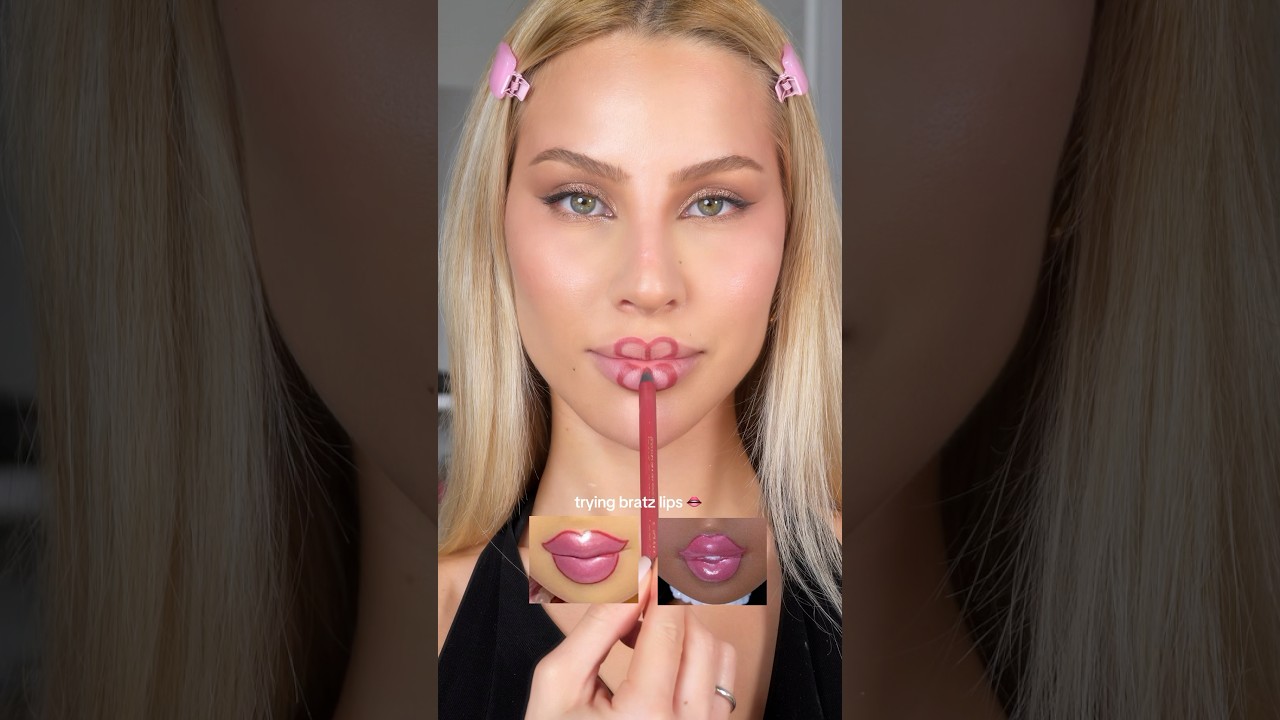 bratz lips trend 👄 #makeup #beauty