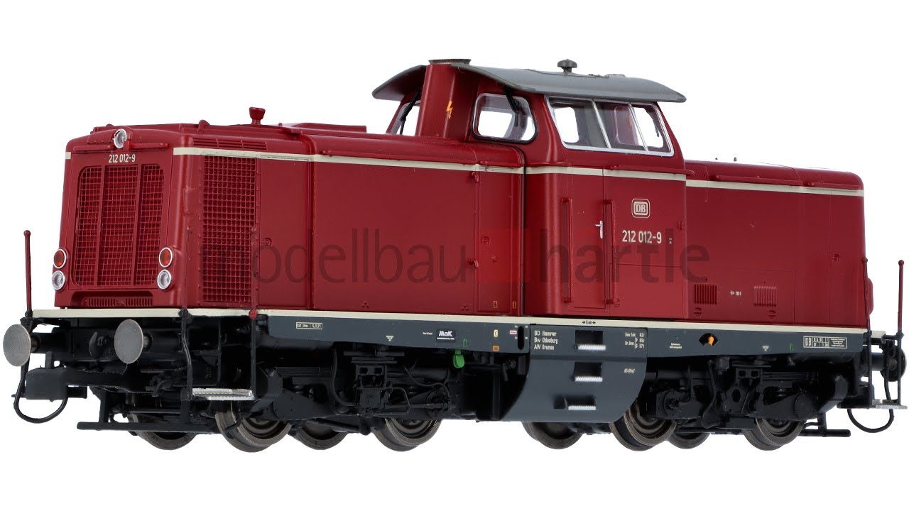 BRAWA 70056 / 70058 / 70059 Diesellok BR 212 012-9 DB | Spur H0