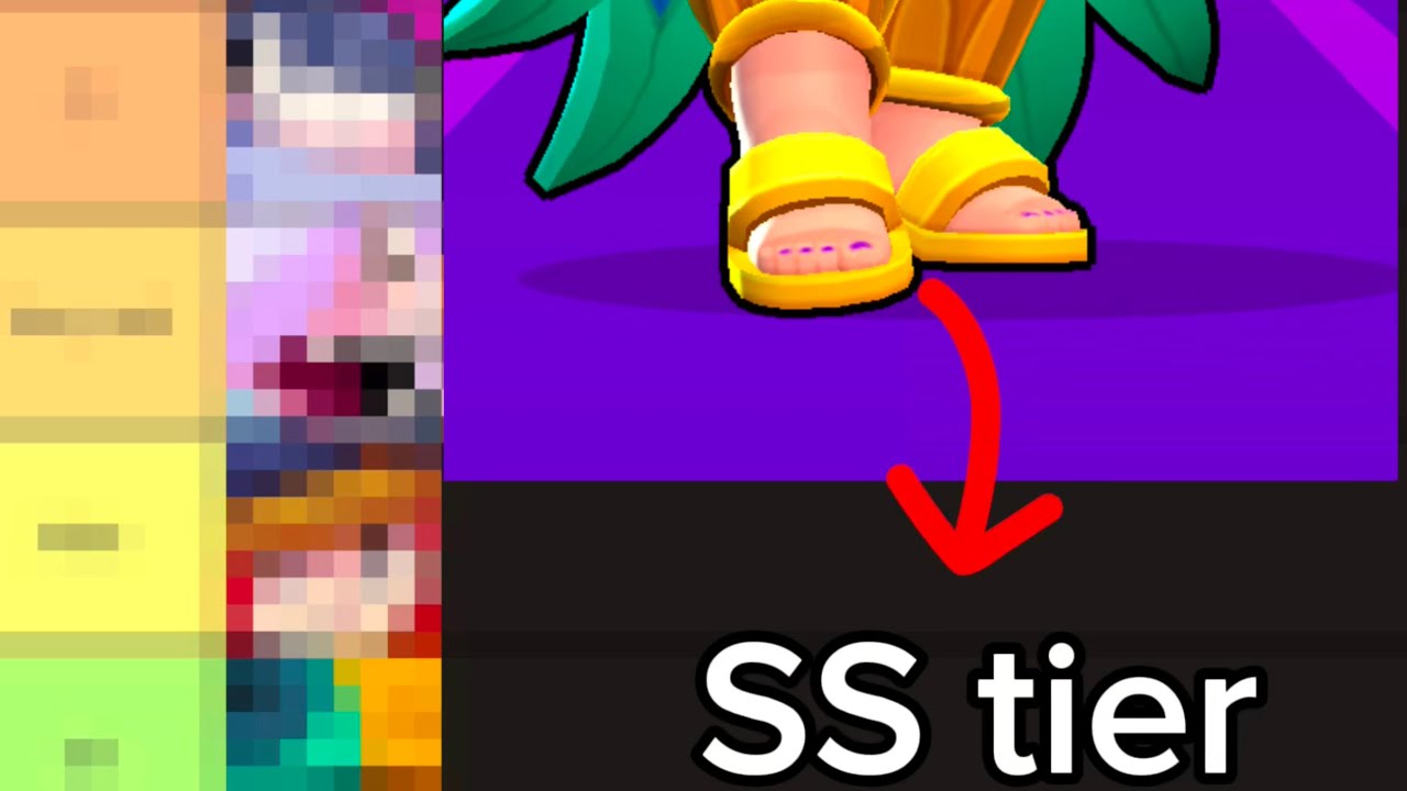 Brawl stars feet tier list ✨