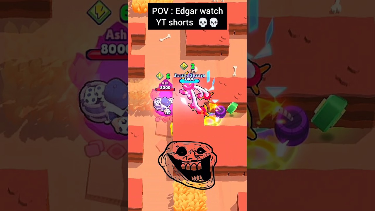 Brawl Stars Funny Moments 🗿😂 #shorts #brawlstars