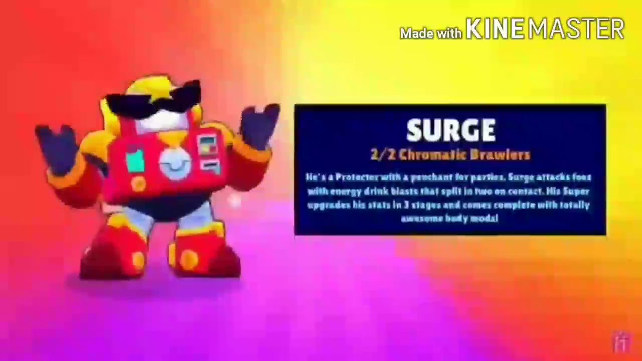 Brawl Stars Tüm Kromatik Karakterlerin Çıkma Anı ! - #BrawlStars #Gale #Surge -