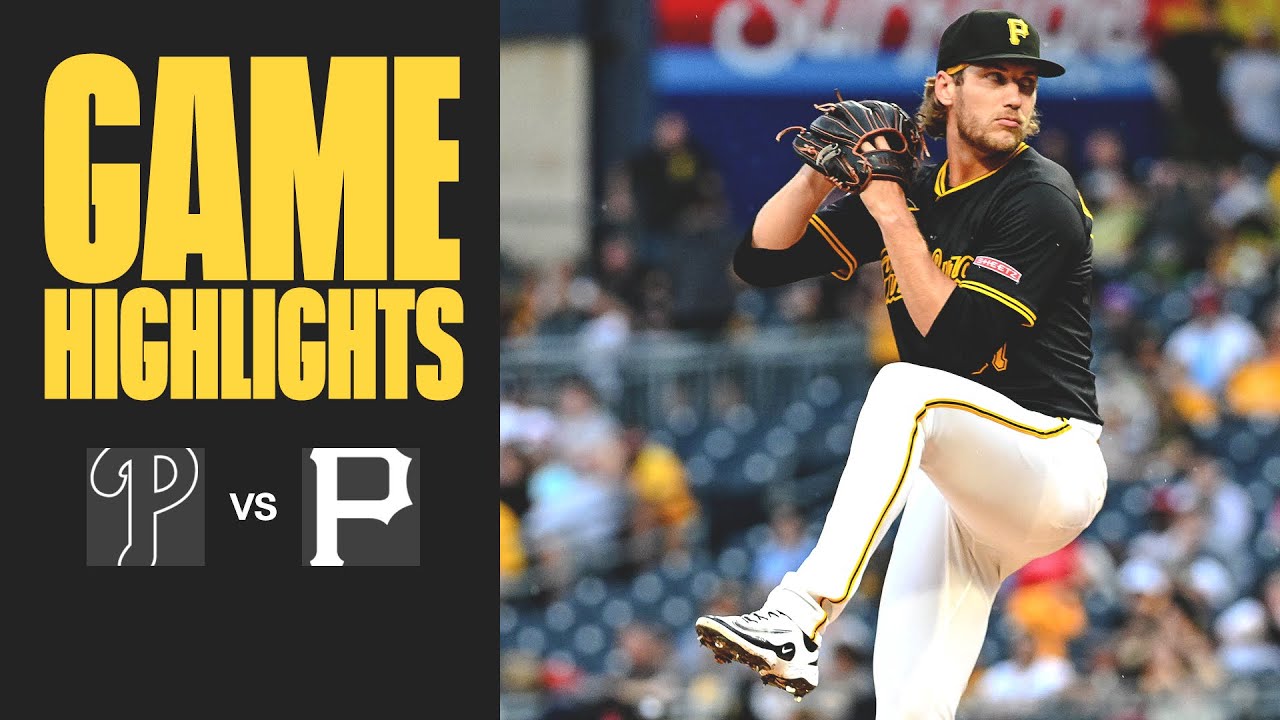 Braxton Ashcraft Earns First Career MLB Win | Phillies vs. Pirates Game Highlights (6/8/25)