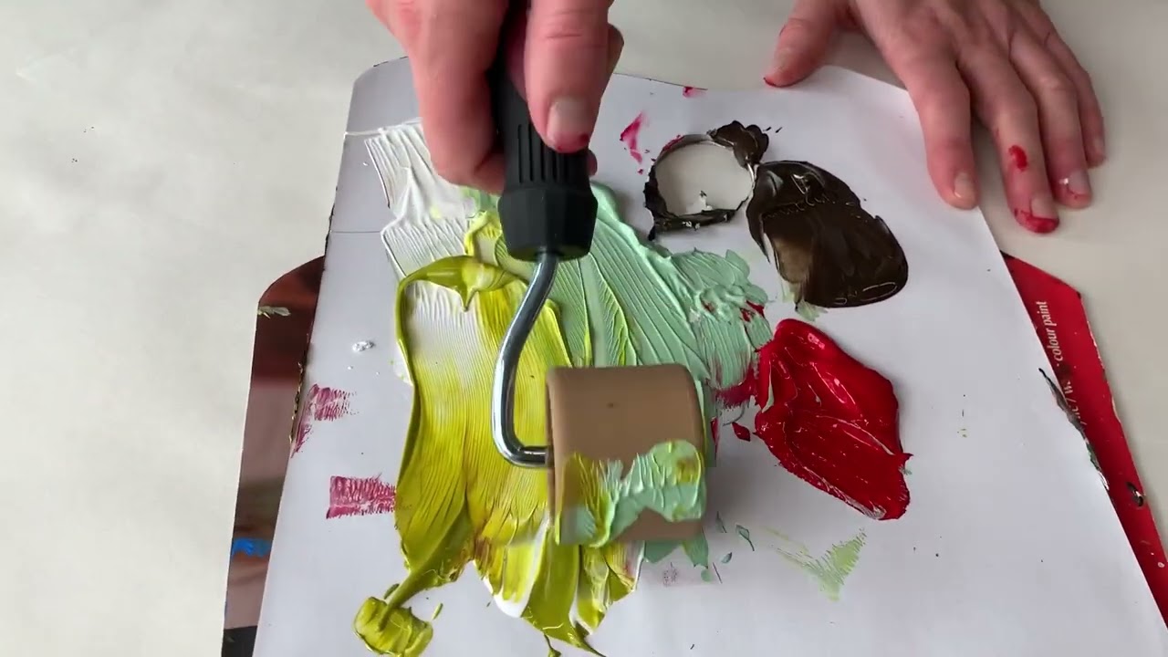 BRAYERS & ROLLERS for Acrylic Painting 🎨 (REVIEW)