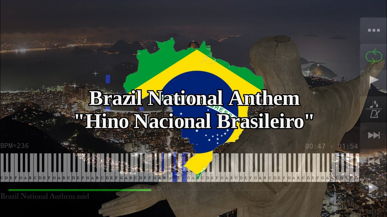 Brazil National Anthem | Hino Nacional Brasileiro - Piano