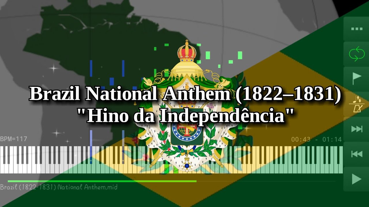 Brazil National Anthem (1822-1831) | Hino da Independência - Piano
