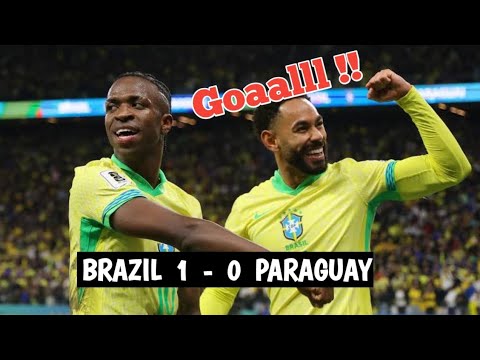 Brazil vs Paraguay 1 - 0 All Goals & Highlights 2025 Vinicius Goal Worldcup Qualifiers