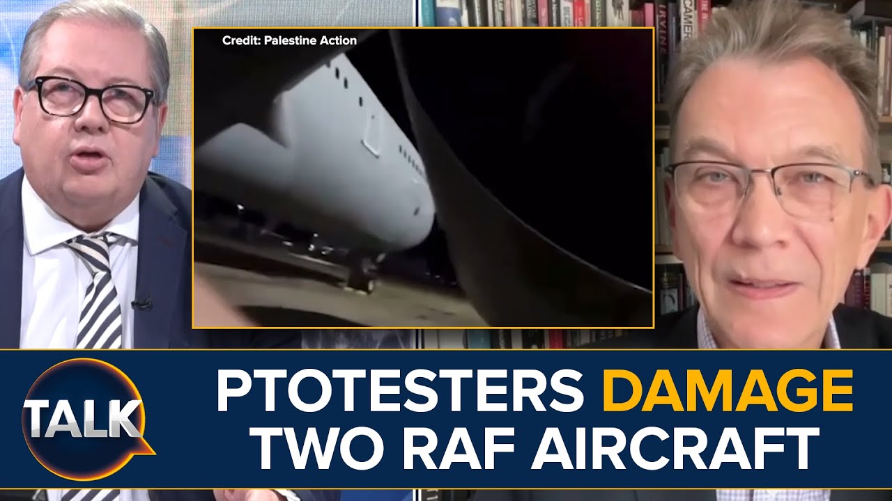 “Break In” At RAF Base Brize Norton | Palestine Action Group DAMAGE Two Planes