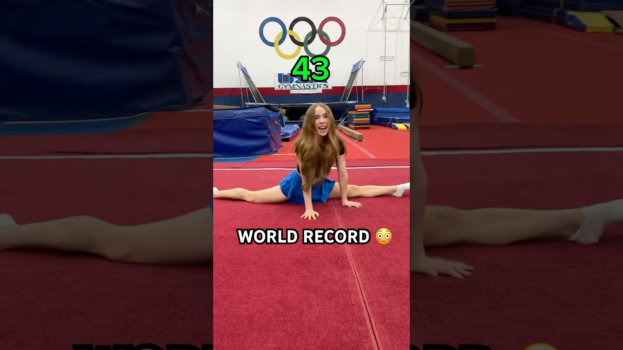 Breaking a world record! ​⁠🤯@annamcnulty #olympics #olympic #gymnastics #gymnast #worldrecord