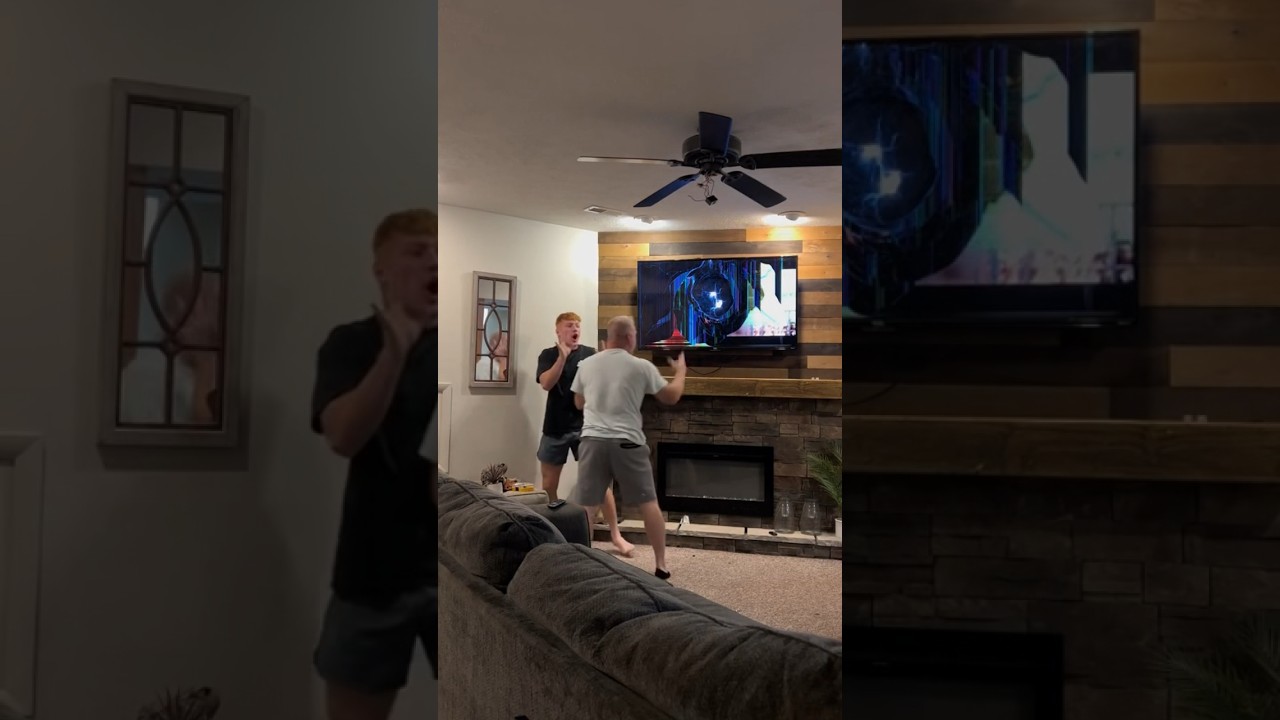 BREAKING MY DADS TV