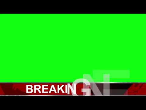 breaking news green screen