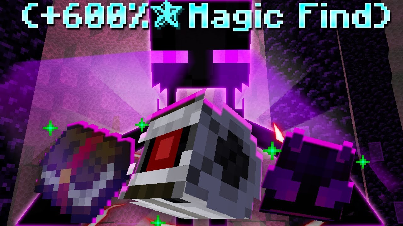 Breaking Slayers with MAX Magic Find (Hypixel Skyblock)