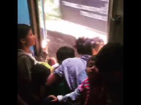Breast feeding on a train