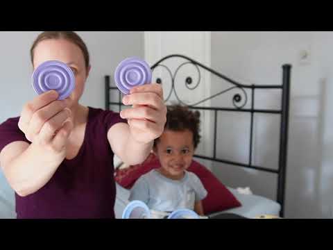 Breast Pumping with Lansinoh breast pump tutorial