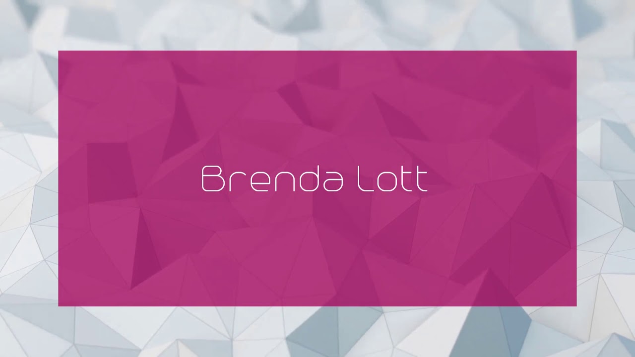 Brenda Lott - appearance