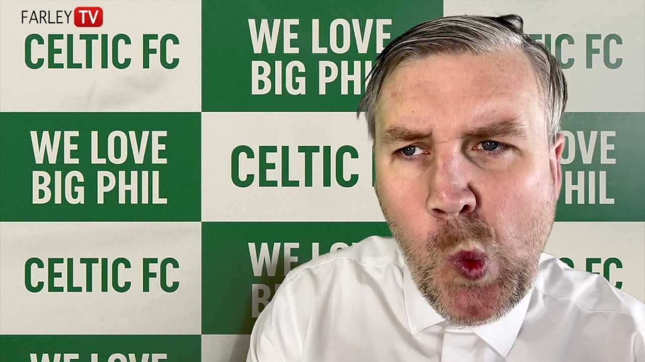 Brendan Rodgers reacts to Celtic winning the Scottish Premier League