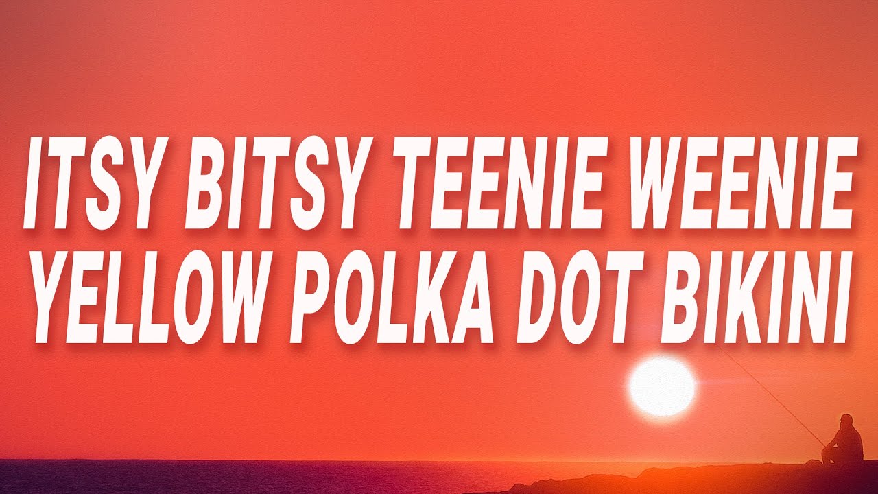 Brian Hyland - Itsy Bitsy Teenie Weenie Yellow Polka Dot Bikini (Lyrics)