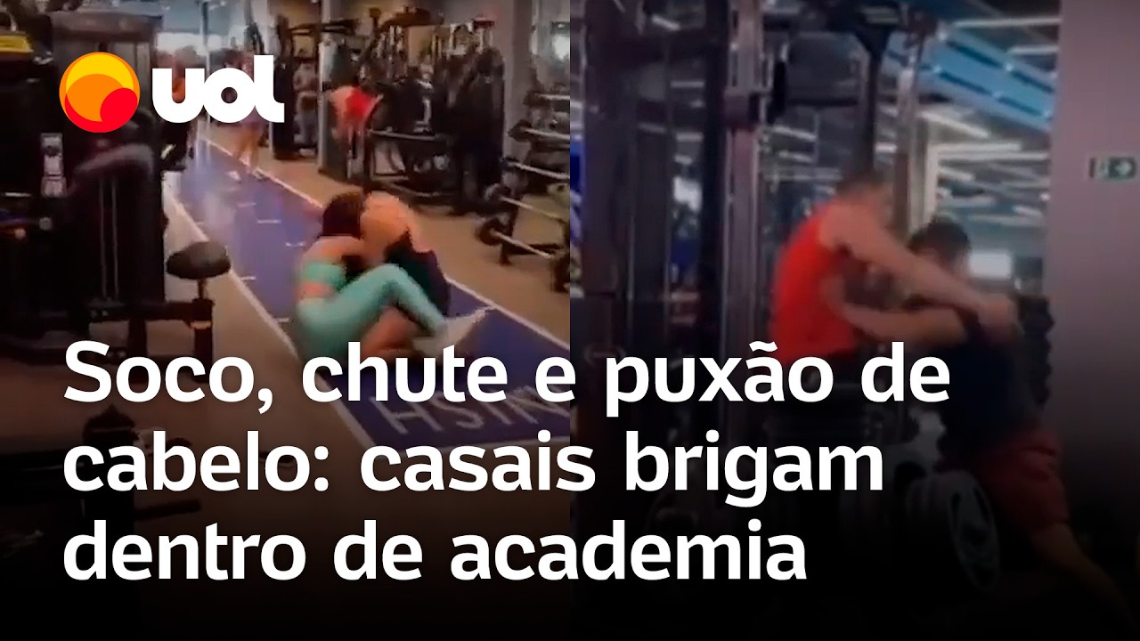 Briga em academia: casais trocam chutes, socos e puxões de cabelo durante treino no Pará; vídeo