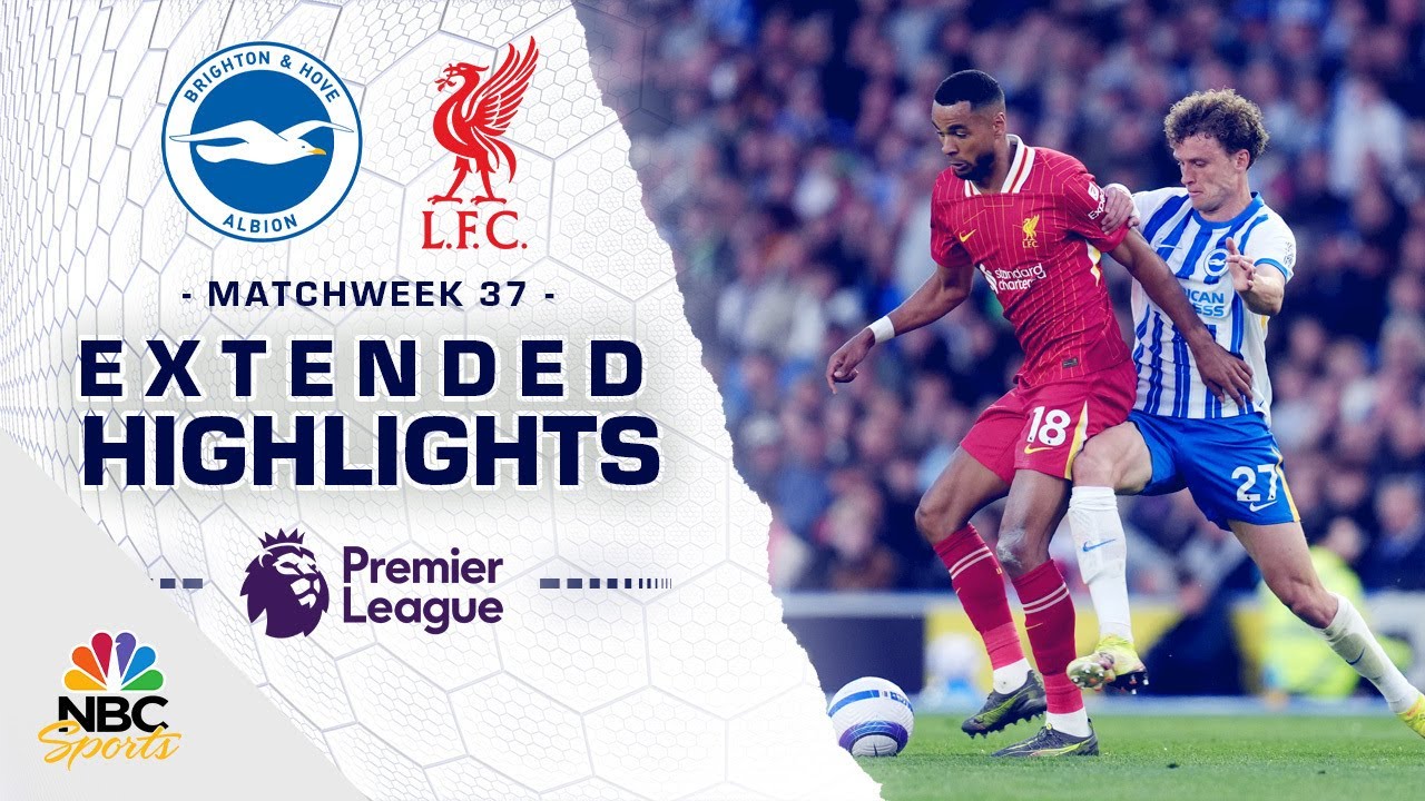 Brighton v. Liverpool | PREMIER LEAGUE HIGHLIGHTS | 5/19/2025 | NBC Sports