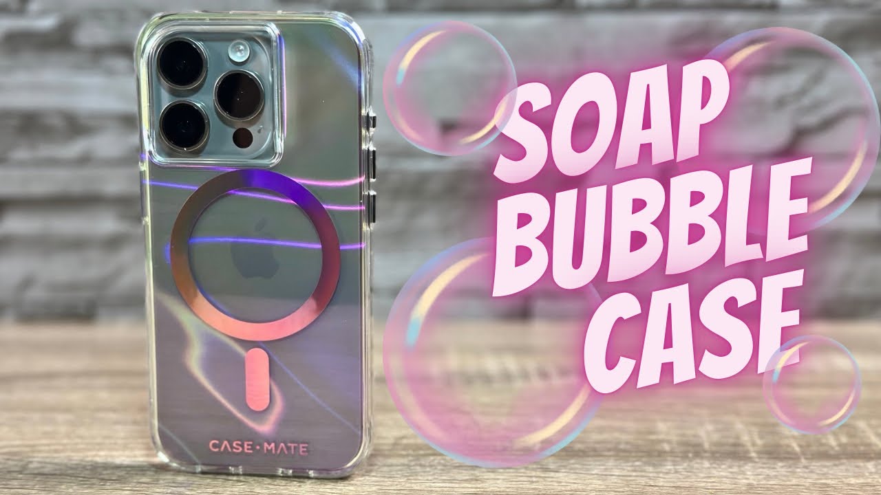 Brilliant and Stunning iPhone 15 Pro Soap Bubble Case