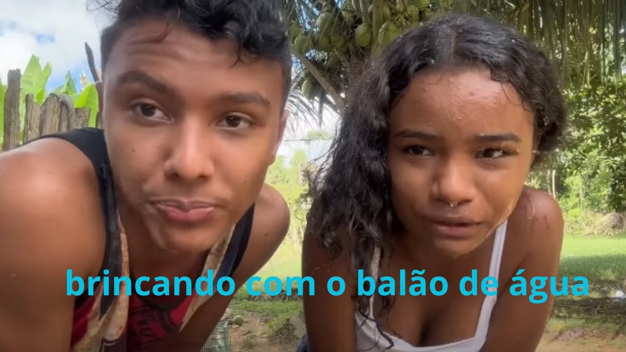 BRINCANDO COM BALÃO DE ÁGUA!!