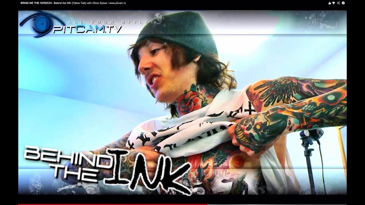 BRING ME THE HORIZON - Behind the INK (Tattoo Talk) with Oliver Sykes / www.pitcam.tv