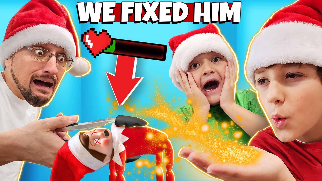 Bringing Buddy the Elf Back (TO LIFE!) FV Family Christmas Elf on a Shelf Vlog