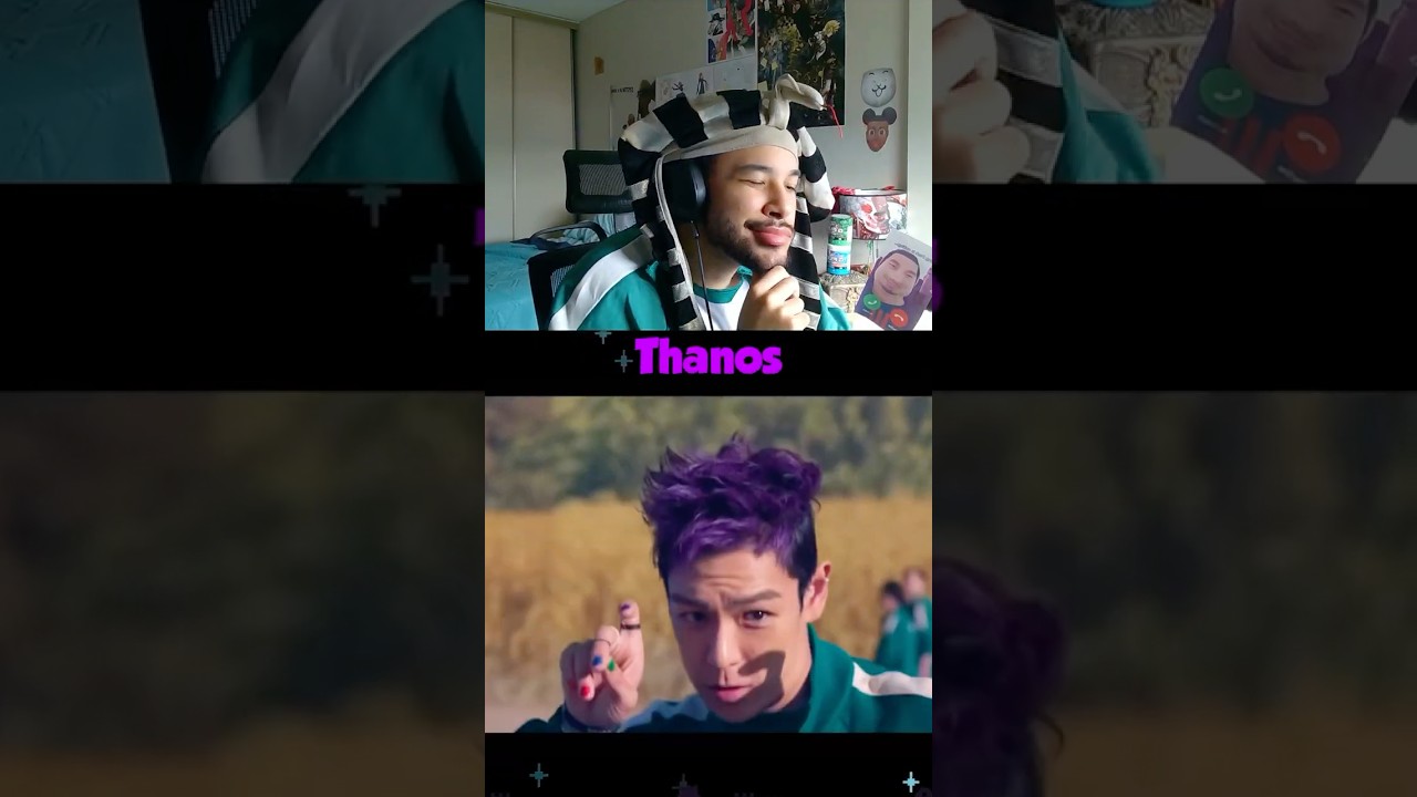 Bro did “I’m a Legend Thanos!” Squid Game 💀