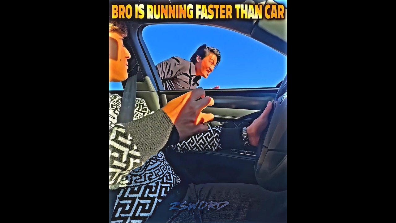 Bro Run Faster than car... #trollface #edit #troll