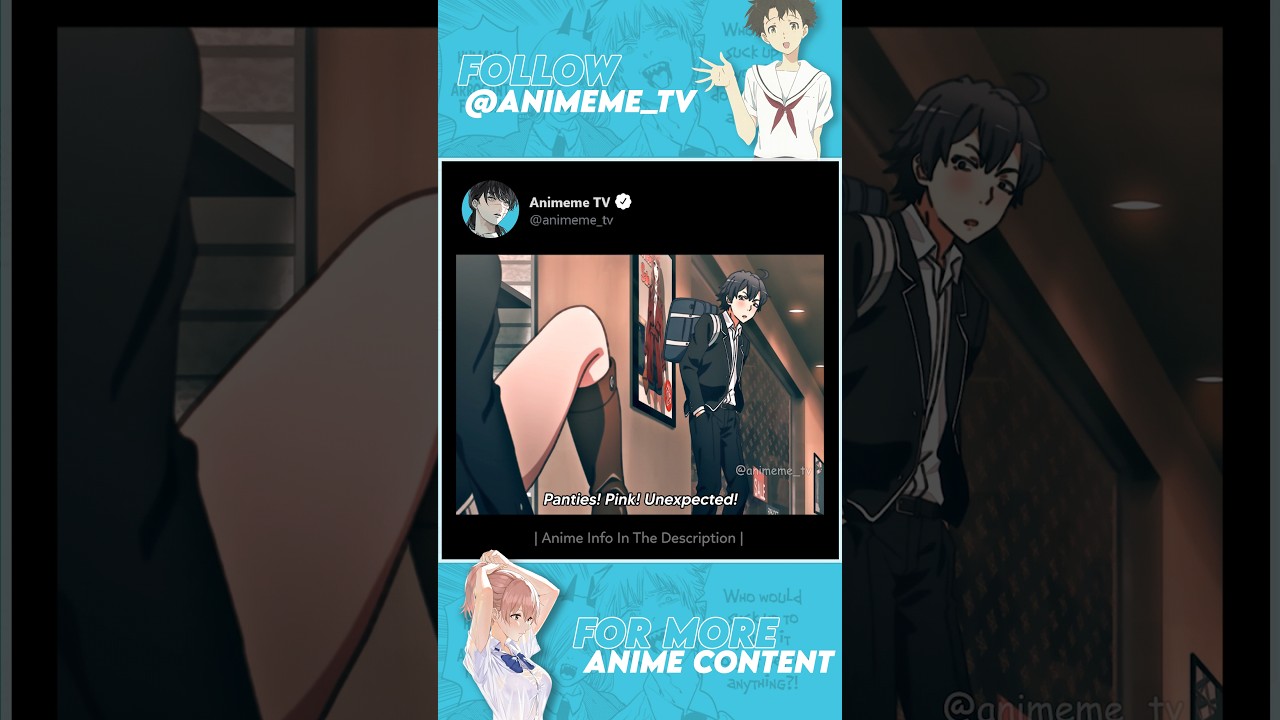 Bro said one glance is all it takes 😂 #anime #animemoments