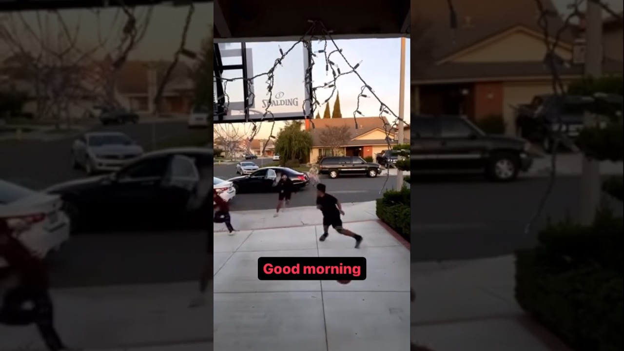 Bro thought the opps slid (via andyyleh/TT) #shorts #funny #basketball #highlights #fail #nba