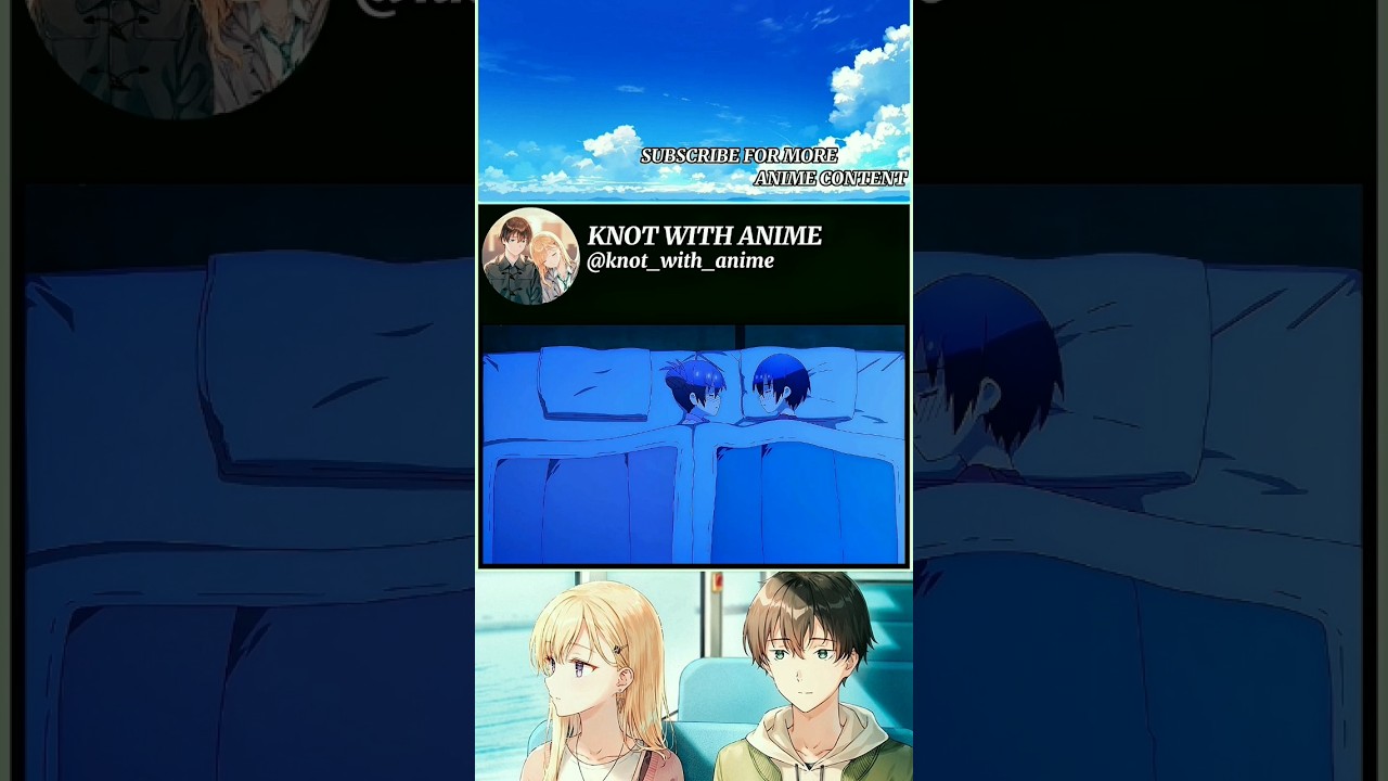 Bro want a good night kiss ❣️✨ | Tonikawa: Over The Moon For You | #anime #animeedit #shorts