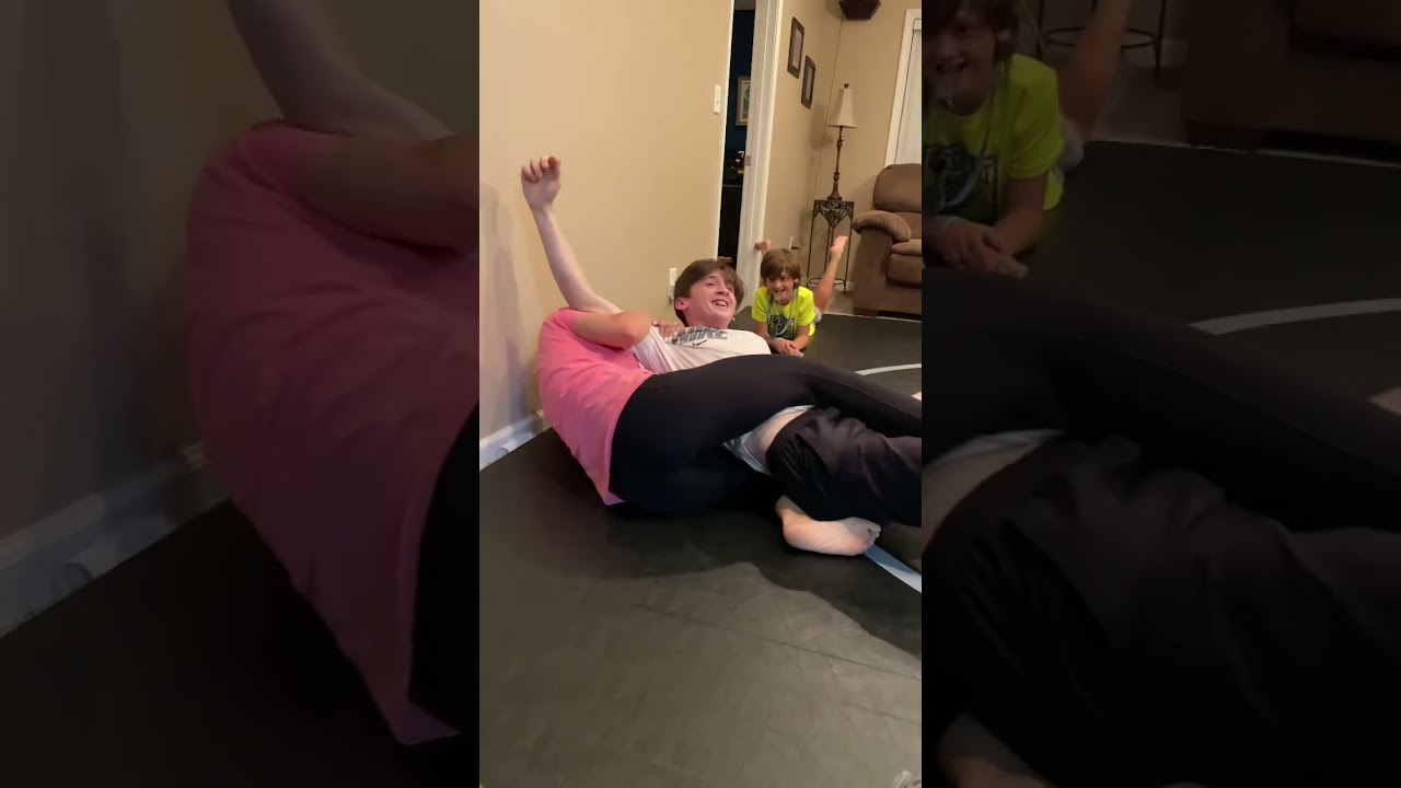 Brody shows his mama some wrestling moves #wrestling #family #shorts #familytime #motherson