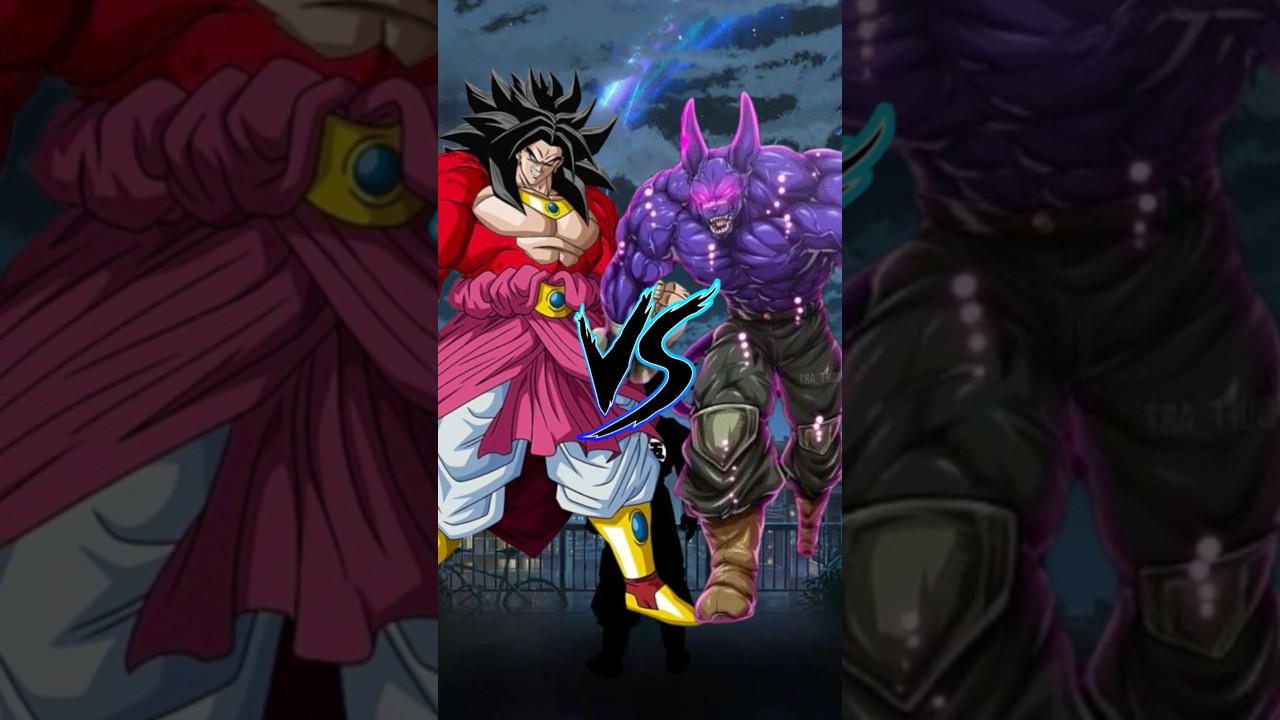 Broly vs Lord Beerus Comparison Video #goku #dragonball #broly #anime