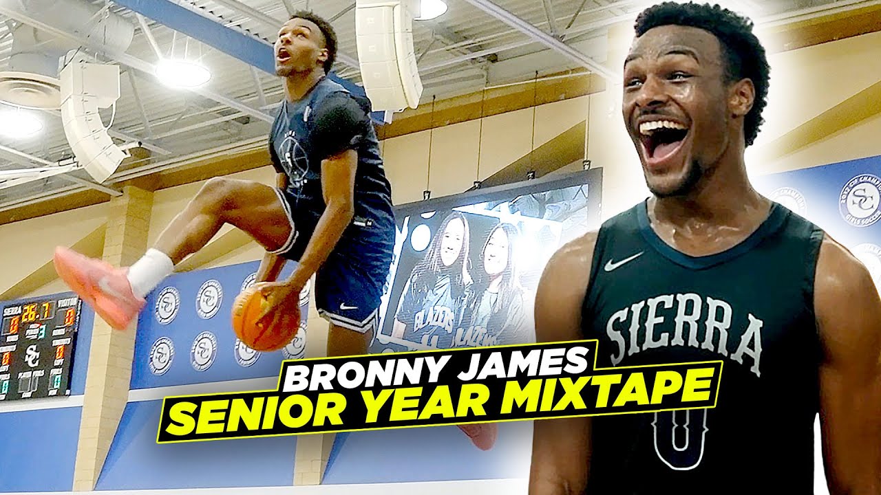 Bronny James OFFICIAL Senior Year Mixtape!! 