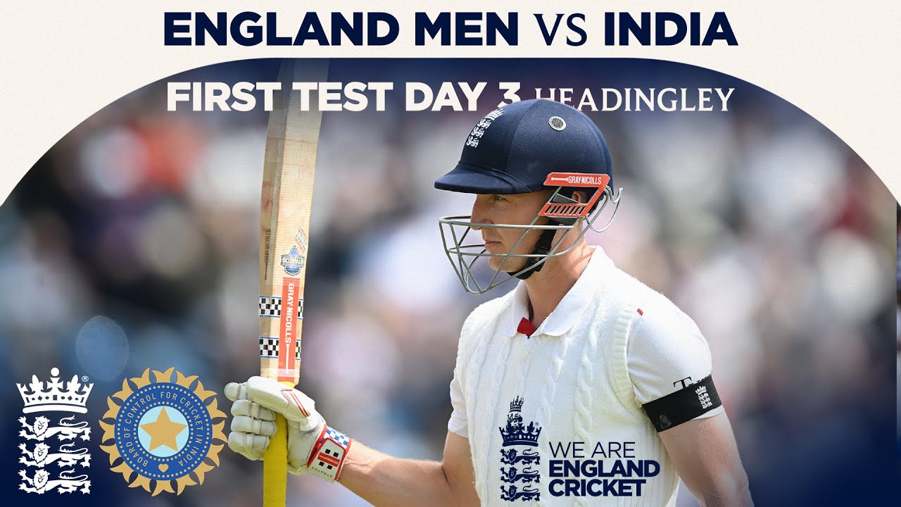 Brook Hits 99 & Bumrah 5-Fer | Highlights - England v India Day 3 | Rothesay Test 2025