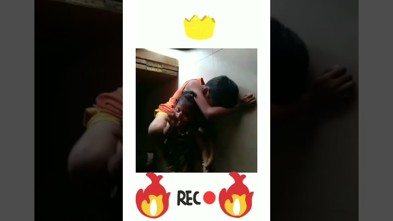 Brother and sister fight 😡💢