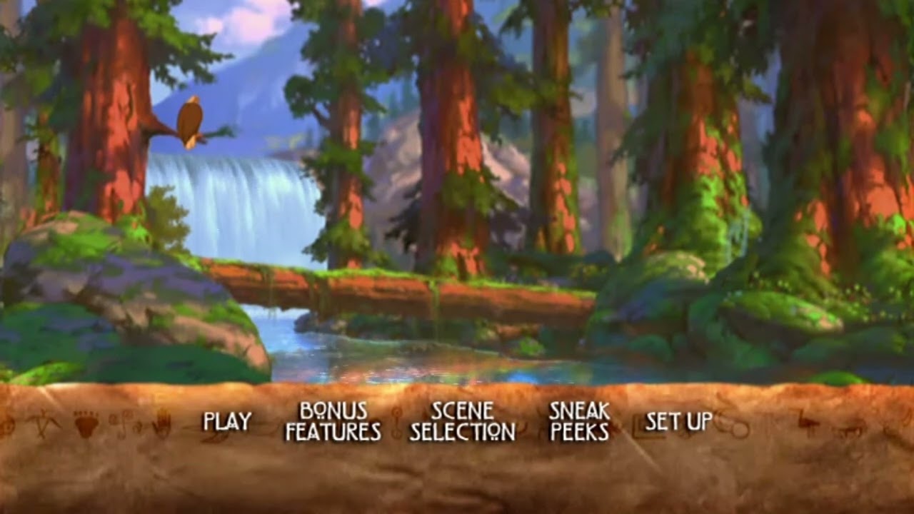 Brother Bear Disc 1 (2004) DVD Main Menu #2