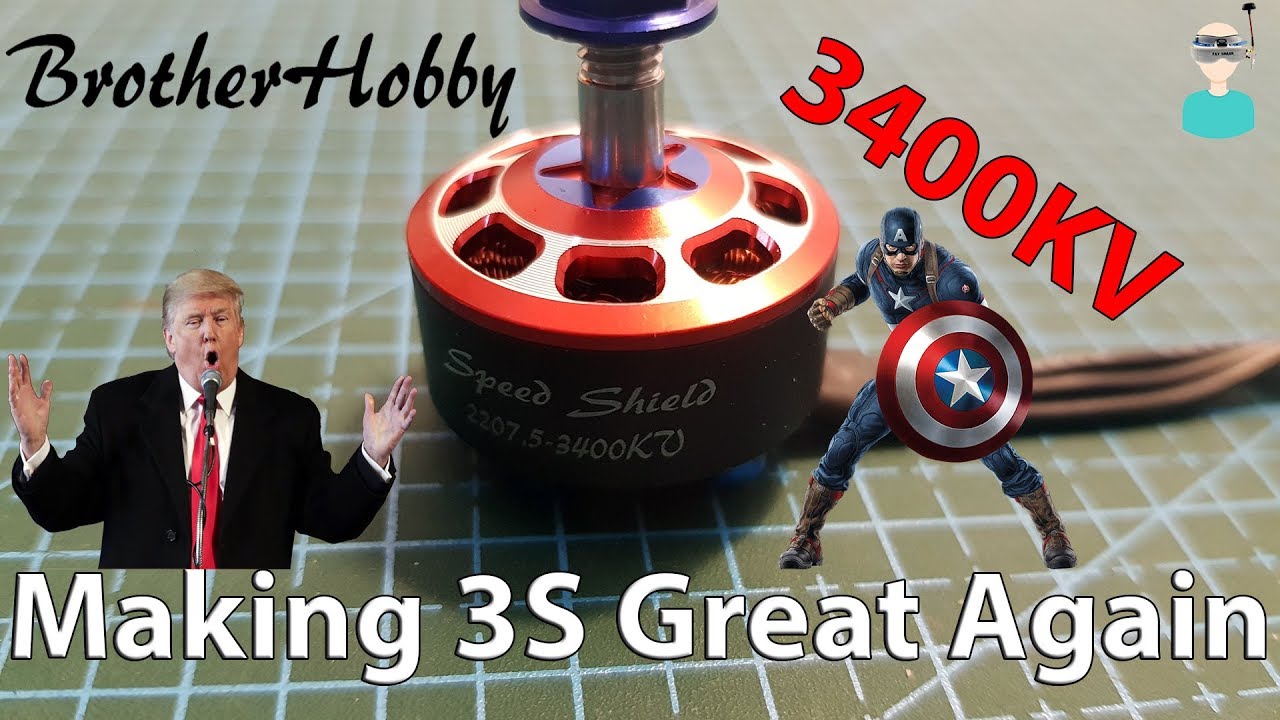 BrotherHobby 3400KV Speed Shield 2207.5 - Making 3S Great Again