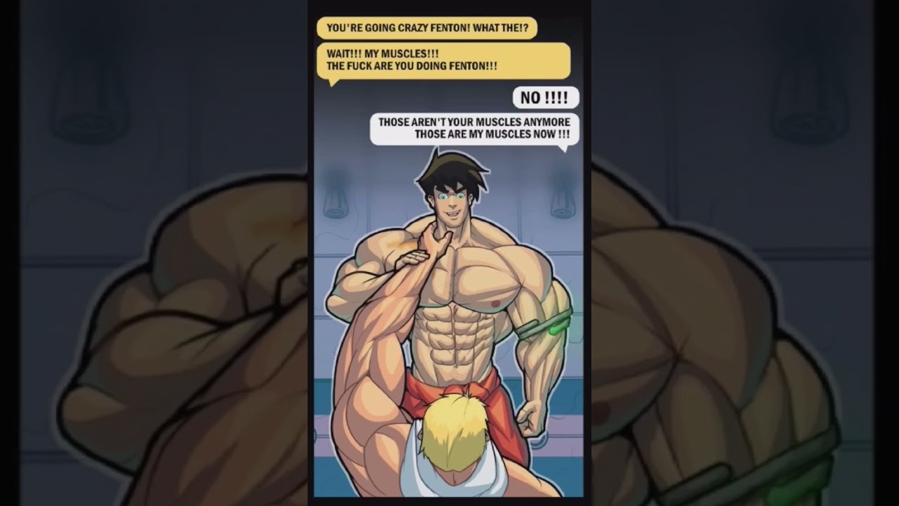 brother's muscle theft || make a story || muscle growth comics