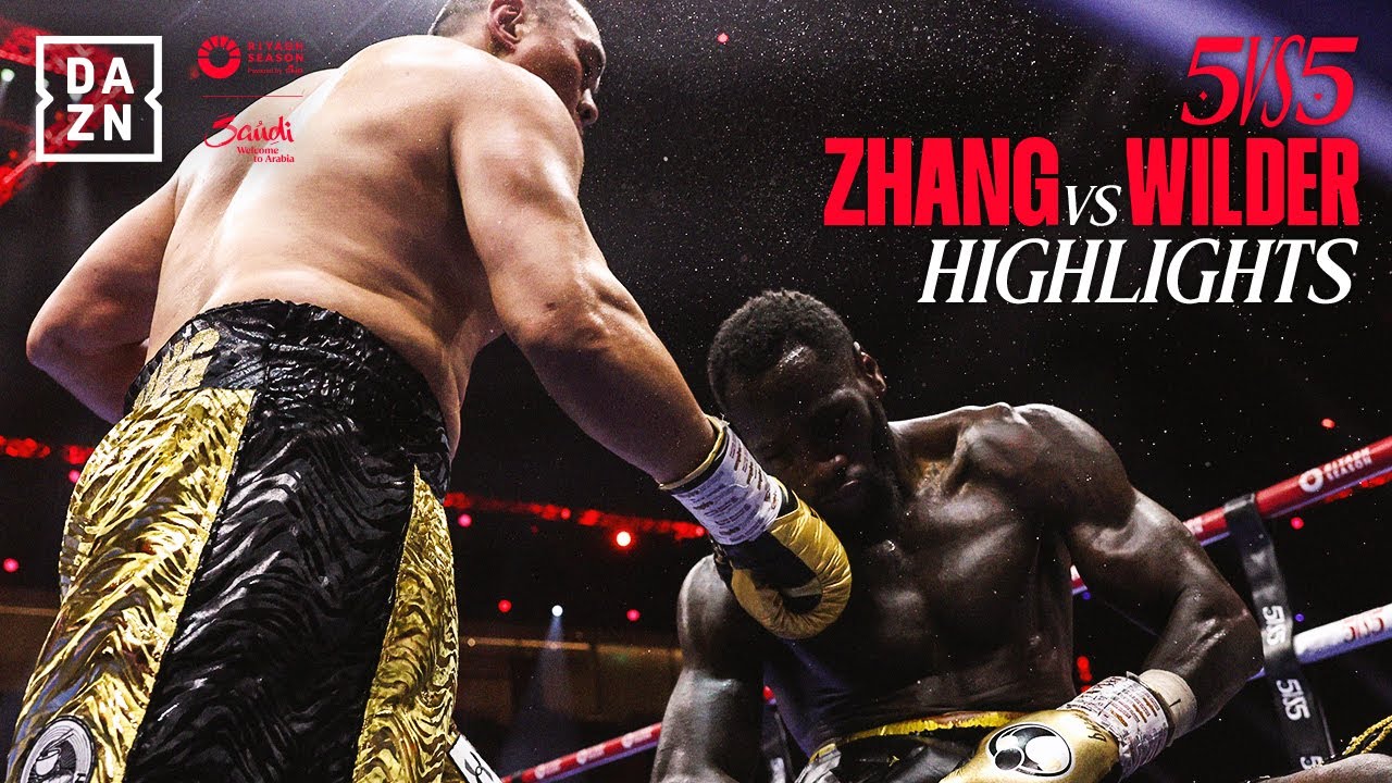 BRUTAL KO | Zhilei Zhang vs. Deontay Wilder Highlights (Queensberry vs. Matchroom - Riyadh Season)