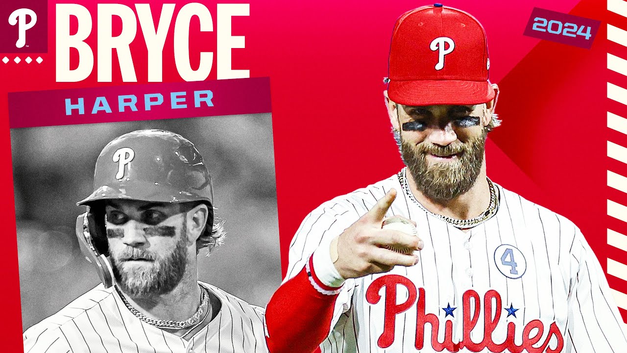 BRYC3! 🔔 The BEST MOMENTS of Bryce Harper's 2024 season!