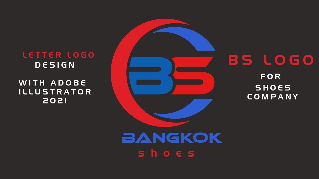 BS LOGO DESIGN| WITH ADOBE ILLUSTRATOR 2021|GRAPHIC MIXER
