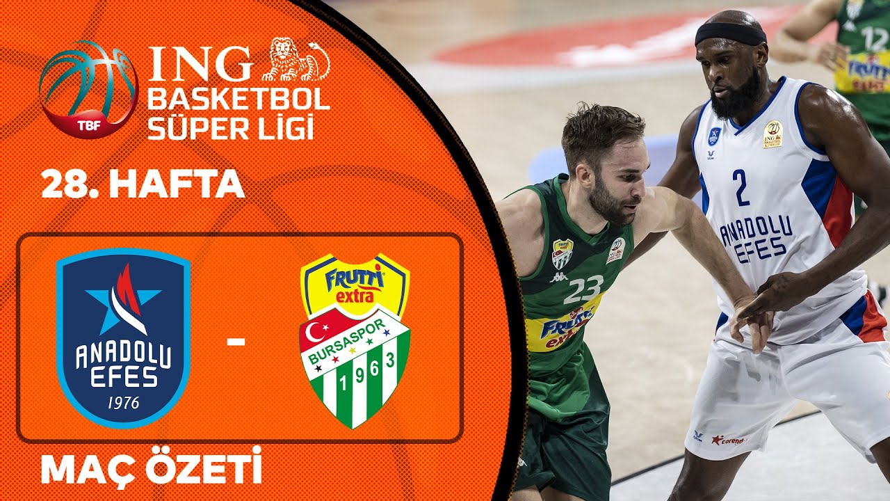 BSL 28. Hafta Özet | Anadolu Efes 88-85 Frutti Extra Bursaspor