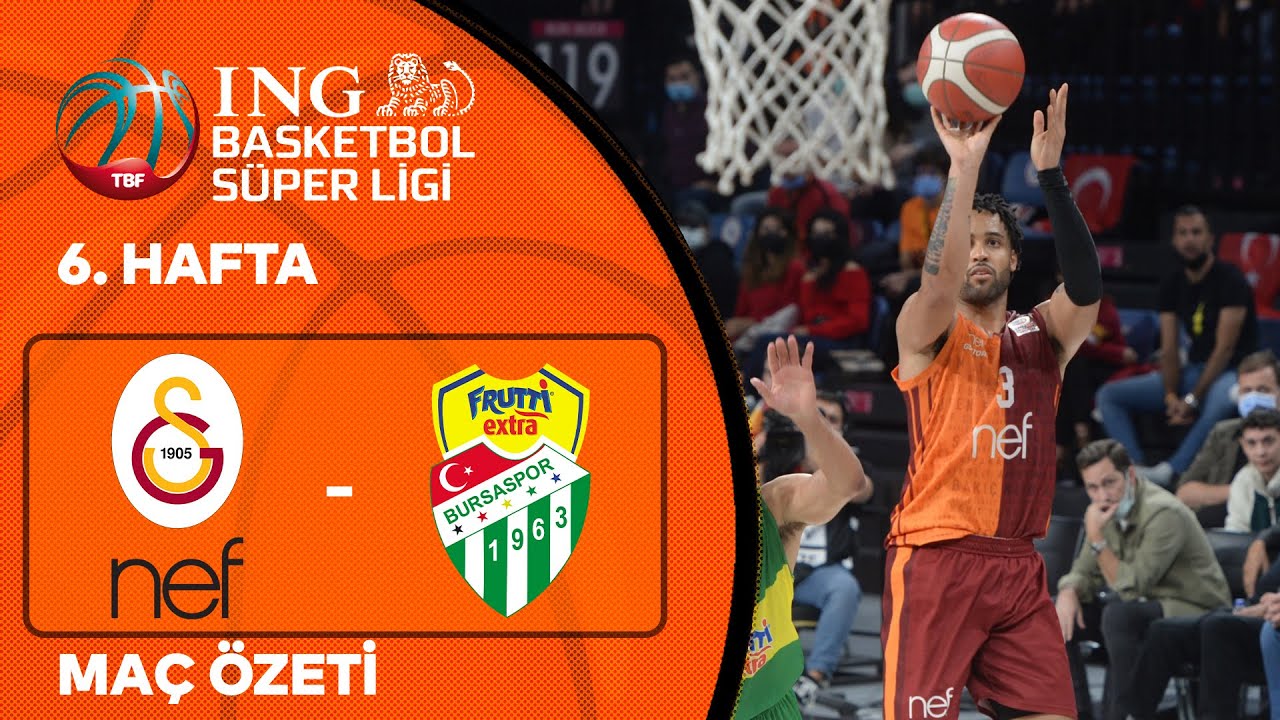 BSL 6. Hafta Özet | Galatasaray Nef 99-84 Frutti Extra Bursaspor