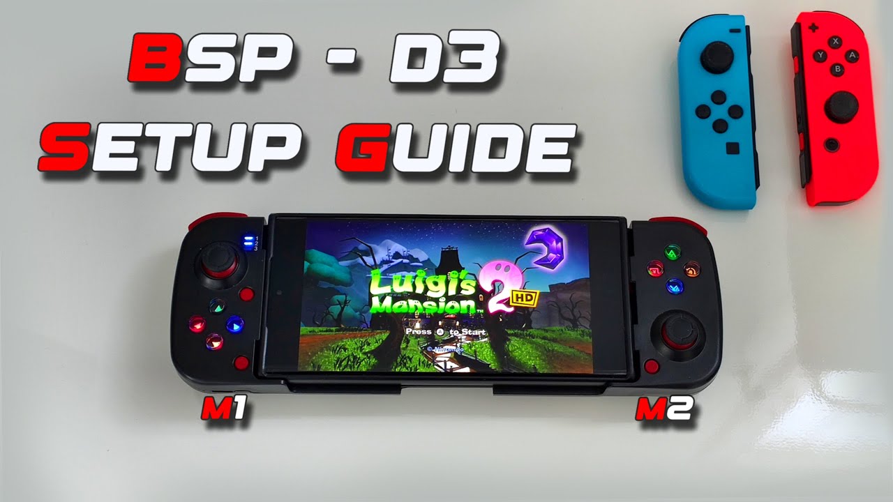 BSP D3 How To Setup - Nintendo Switch PC & Android  [CONTROLLER]