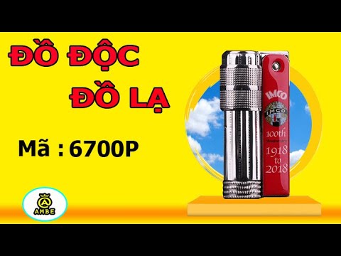 Bật lửa cối cổ xăng đá độc đáo chính hãng IMCO 6700P - Ambe.vn