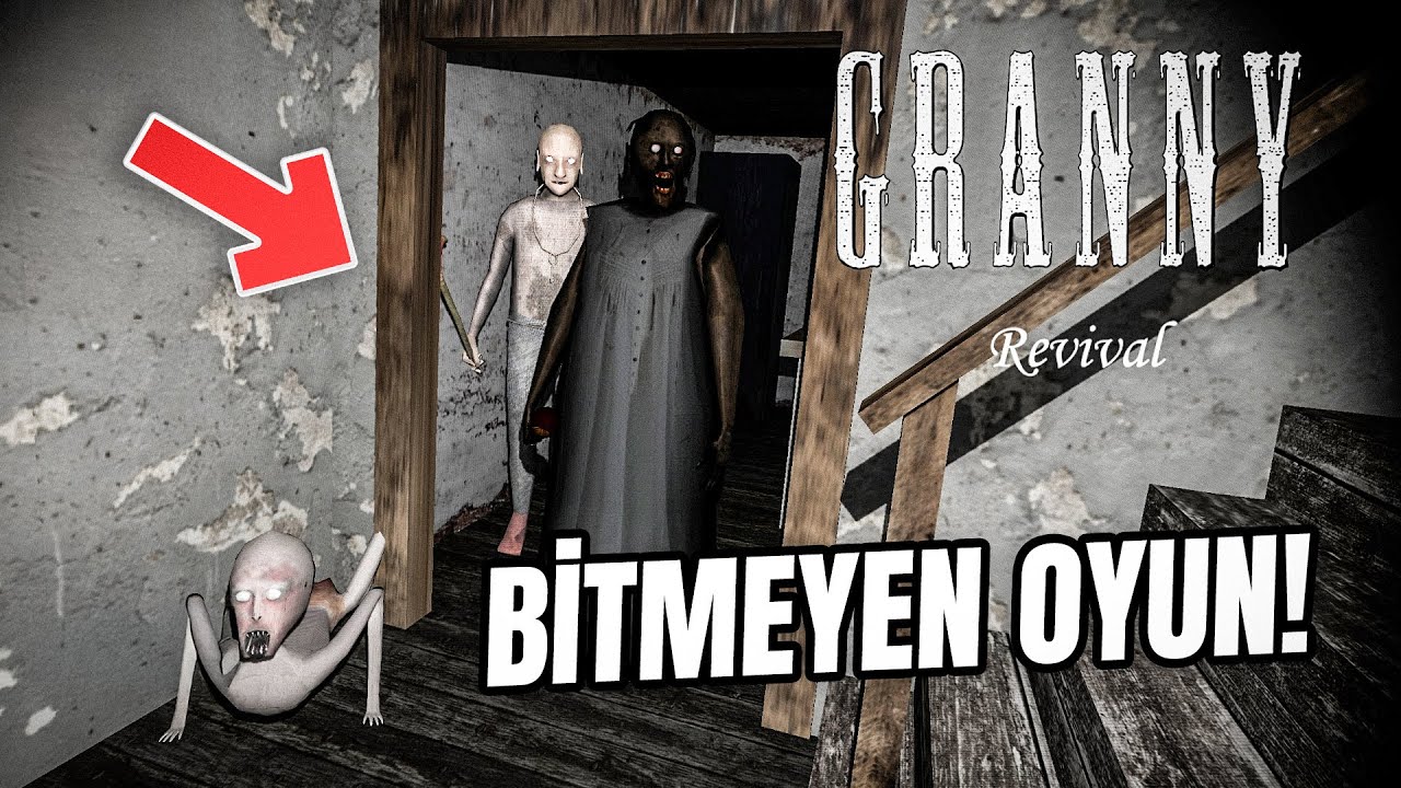 BİTMEYEN GRANNY OYUNUNU BİTİRMEYE ÇALIŞMAK 😂 - Granny Revival