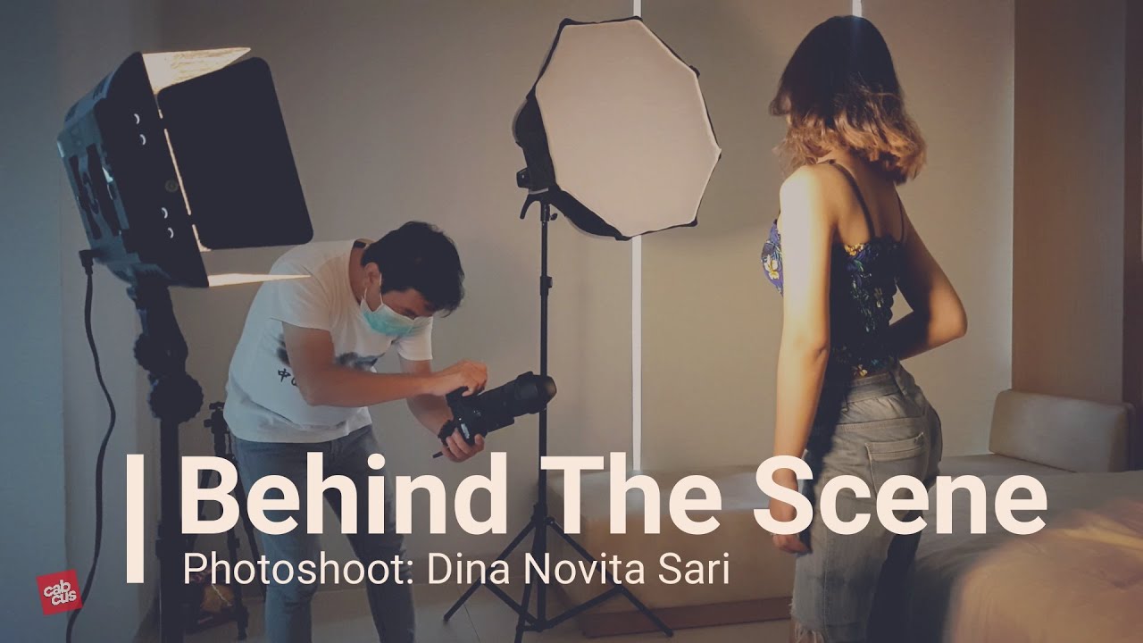BTS - Sesi Foto Model Cantik Dina Novita Sari