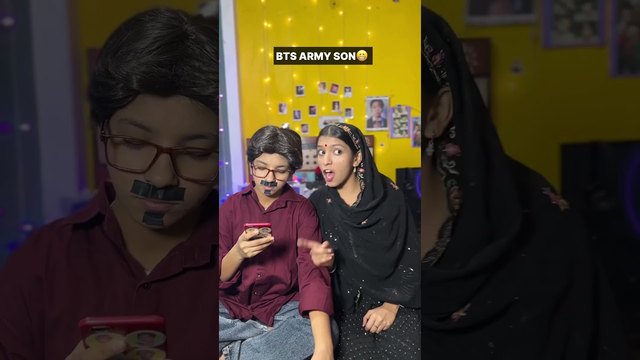 BTS ARMY SON 😁💜 #viralshort #funny #btsarmy #shortvideos