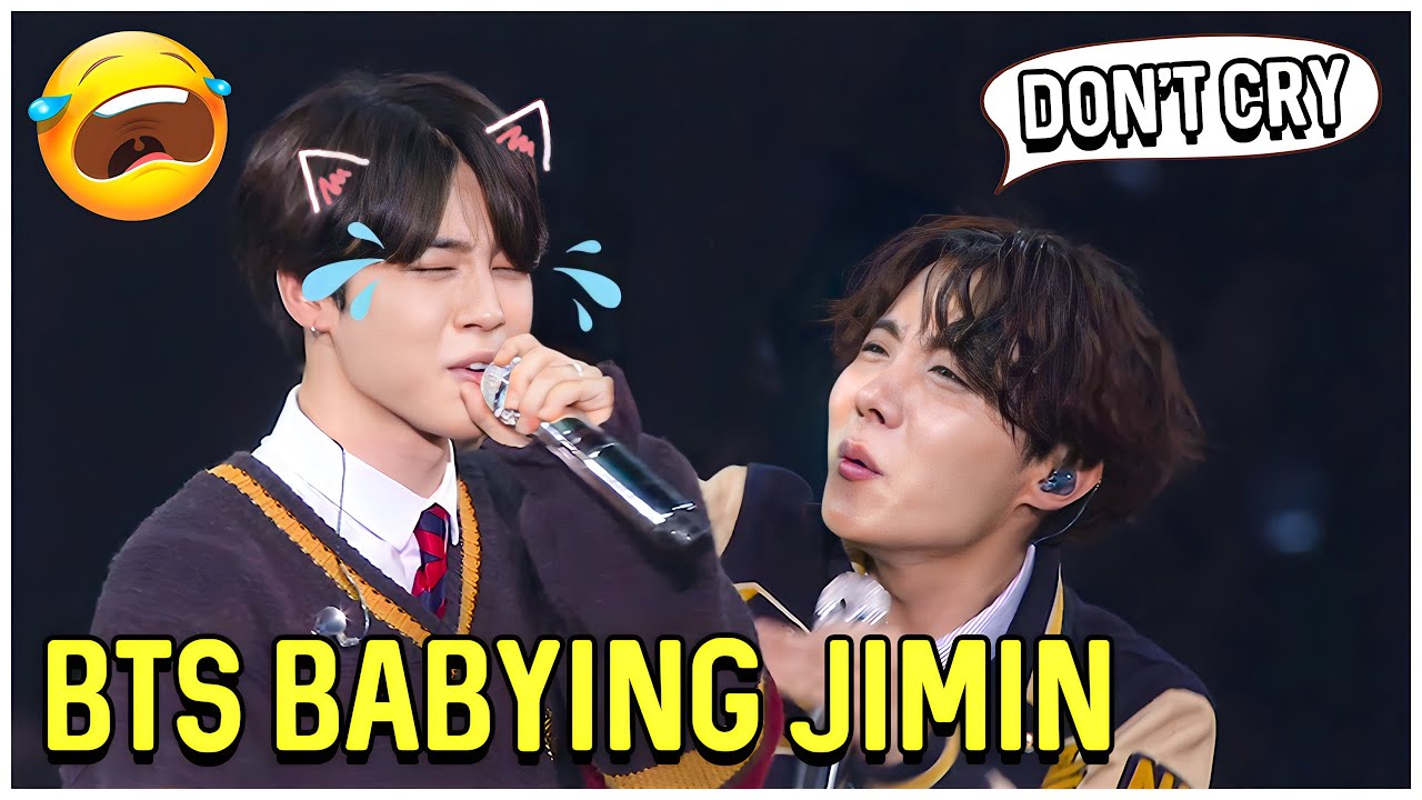 BTS Babying Jimin 🐥 BTS Can't Handle His Cuteness